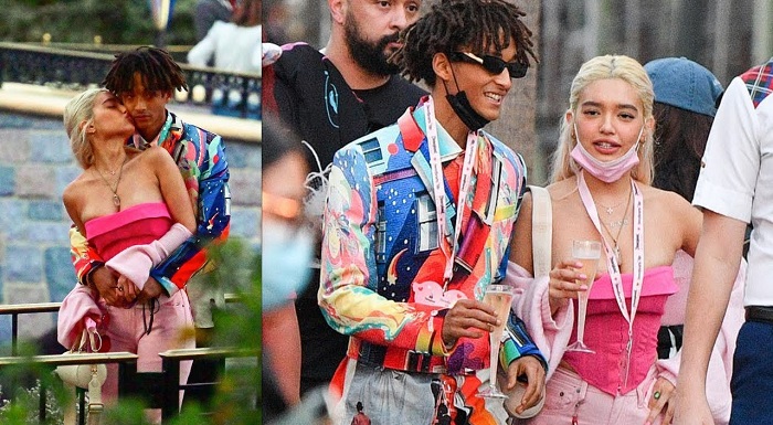 The lovely couple Sab Zada and Jaden Smith.